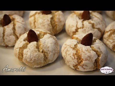 Lemon & Orange Blossom Amaretti (Italian Almond Cookies)