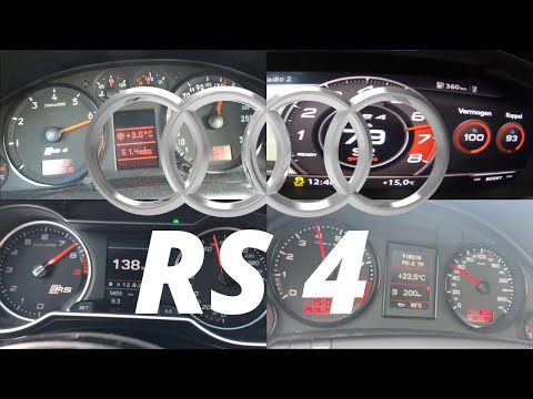 Audi RS4 - Acceleration Battle