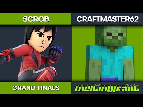 MeltingPoint 49 - Grand Finals - Scrob (Mii Brawler) vs CraftMaster62 (Steve, Kazuya)