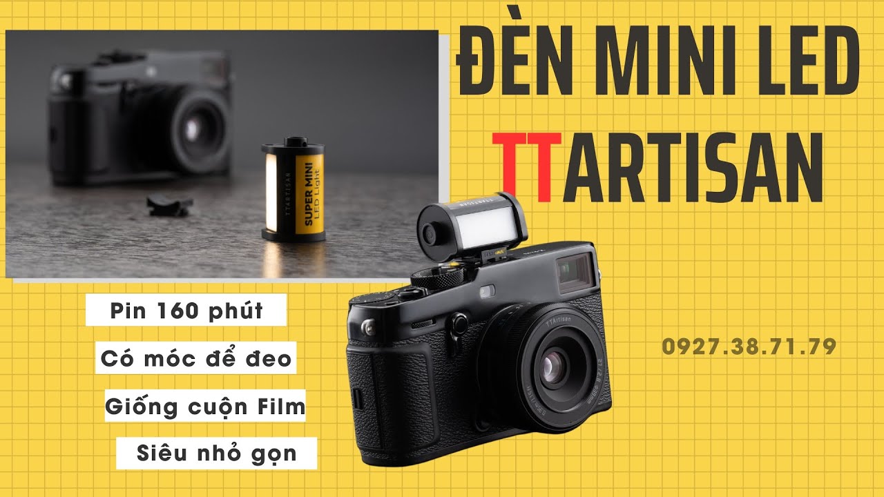 Video Đèn Led trợ sáng TTArtisan Super Mini Led Light