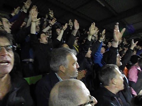 BRISTOL ROVERS FANS AT FOREST GREEN ROVERS 29.04.2015