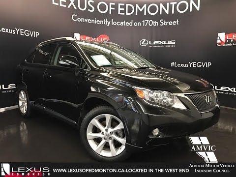 Used 2012 Black Lexus RX 350 AWD Touring Walkaround Review | Athabasca Alberta