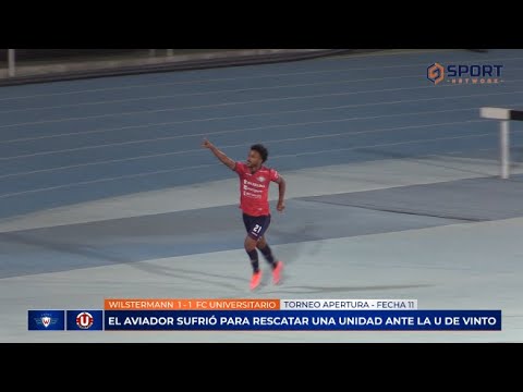 WILSTERMANN 1 FC UNIVERSITARIO 1
