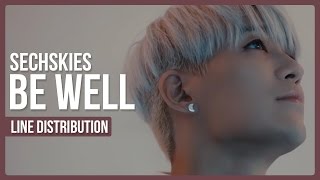 SECHSKIES - Be Well Line Distribution (Color Coded)