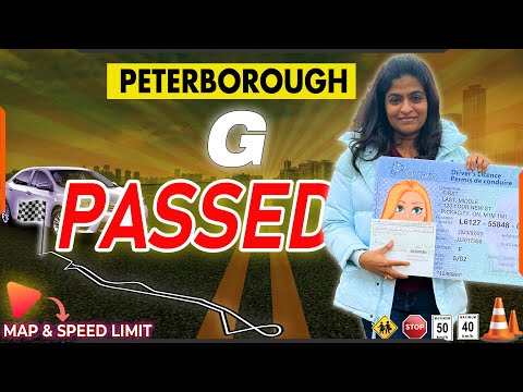 Peterborough G Full Road Test 😲 | Real Road Test | Modified Route | Student Nailed It |