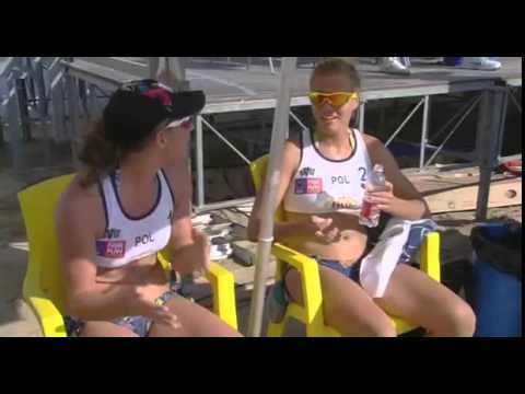 CEV U20 Semifinal Kociolek/Gruszczynska - Betschart/Eiholze finish I set