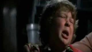 The Goonies -  Chunk confesses to the Fratellis.