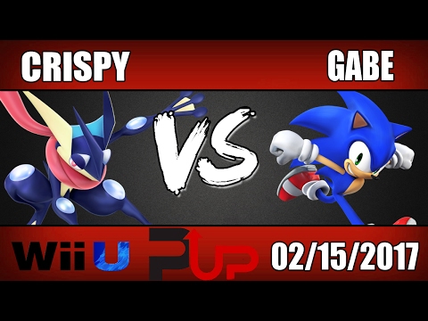 Crispy (Greninja) vs Gabe (Sonic) - Wii U Winners Round 3 - SOS
