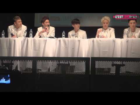 140927 - NU'EST in Brazil - Coletiva de imprensa