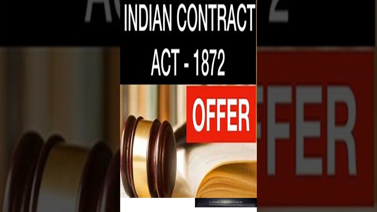 NOTES ON LAW OF CONTRACT -STUDY MATERIAL / SLIDE NOTES