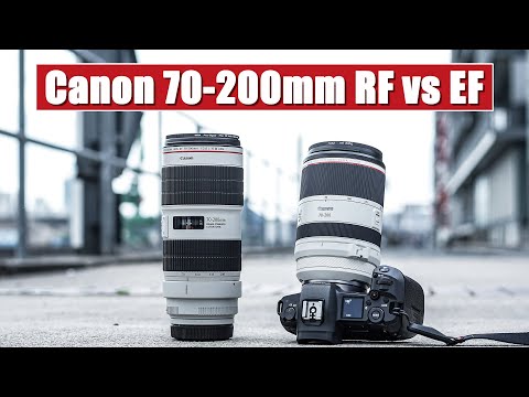 Canon RF 70-200mm f/2.8L vs EF 70-200mm f/2.8L MK III | bestes Canon Teleobjektiv überhaupt? [4K]