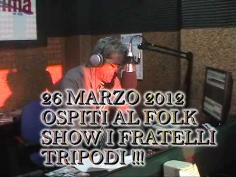 Tarantella a Radio Gamma no stop 92.5 OSPITI I FRATELLI TRIPODI.. conduce Gino Giordano..