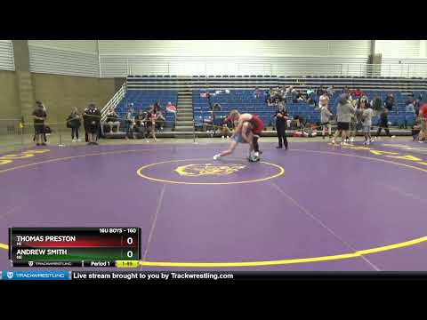 160 Lbs Cons. Round 2 - Thomas Preston, MI Vs Andrew Smith, NE 55ca