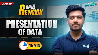 Presentation of Data | CBSE Class 11th Economics | Full Chapter in 1️⃣5️⃣ Mins | Rapid Revision