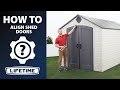 How to Align/Level Your Lifetime Shed Doors | Lifetime How To Video