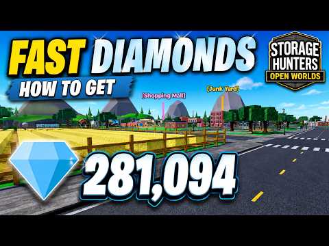 How to GET DIAMONDS FAST in STORAGE HUNTERS OPEN WORLD Roblox