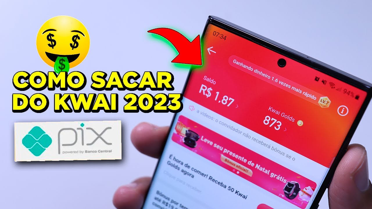 Atualizado Como sacar dinheiro do KWAI pelo Pix 2023