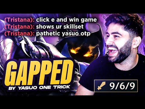 Yassuo | GAPPED BY A "YASUO ONE TRICK" [ADC to Masters Part 20]