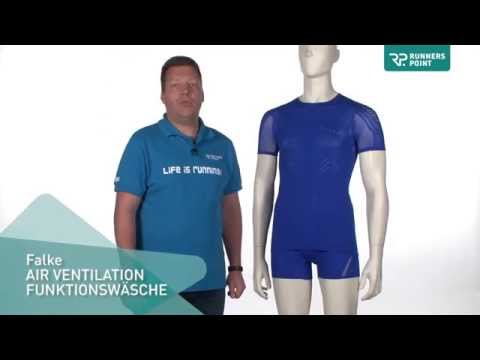 Herren Funktionsunterwäsche Falke Air Ventilation Laufwäsche