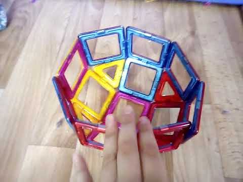 Как сделать шар из магнитного конструктора