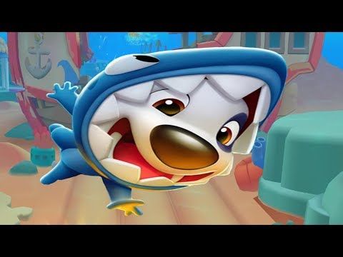 shark Hank discovers the underwater world - talking tom gold run