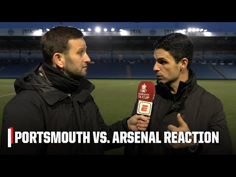 Mikel Arteta credits Arsenal players for taking initiative after FA Cup win vs. Portsmouth | ESPN FC