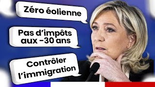 Marine Le Pen : 10 mesures pour comprendre son programme (Présidentielle 2022)