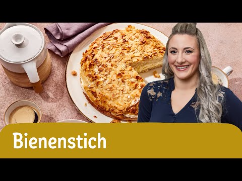 Bienenstich mit Pudding 🍰🍮 | Rezept für Blechkuchen | REWE Deine Küche