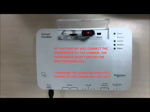 Upgrading Conext Combox Firmware Using a USB Thumb Drive | Schneider Electric Support