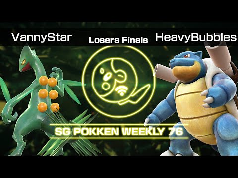 SGPW v. 76 -  Pokkén DX Losers Finals: VannyStar (Sceptile) vs. HeavyBubbles (Blastoise)