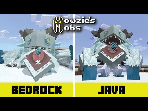Mowzie's Mobs Java vs Bedrock - Short Comparison | Minecraft Mod Comparison