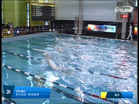 Serie 2 dei 200 Misti  Assoluti M Agonisti - 7° Trofeo SOGEIS Montichiari