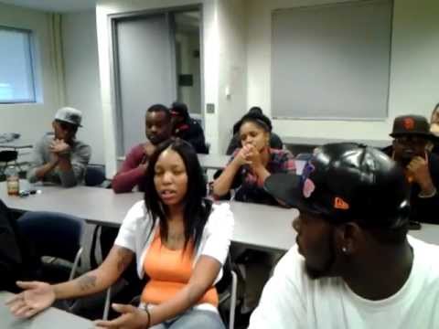 Young black men and women talk about Trayvon Martin.