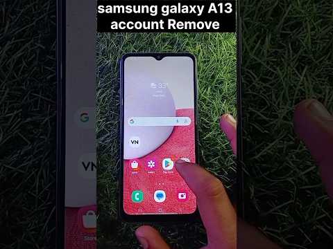 How To Remove Gmail Account From Samsung Galaxy A13 ⚡ Google Account Remove Kaise Kare  🔥🔥 #shorts
