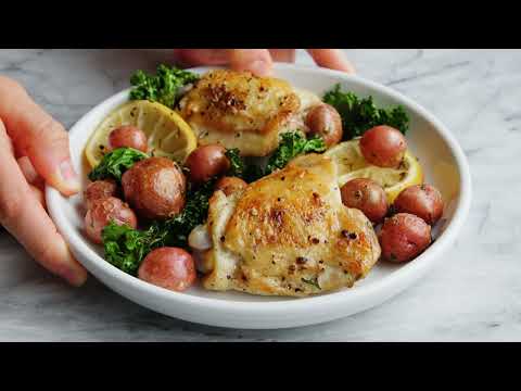 Sheet Pan Lemon Rosemary Chicken