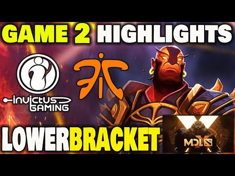 INVICTUS GAMING VS FNATIC GAME 2 Highlights MDL Chengdu Major Lower Bracket
