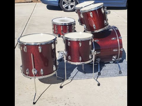 4 SALE: Ludwig Classic Maple Mahogany 6 Piece Drum Kit