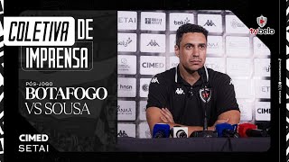 Bernardo Franco Coletiva - Pós-Jogo Botafogo X Sousa