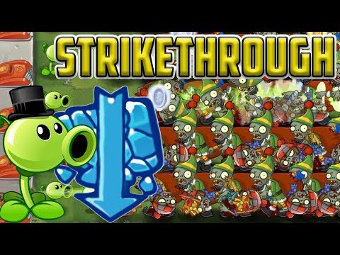 Plants vs Zombies 2 Epic Hack - The Strikethrough Peashooter