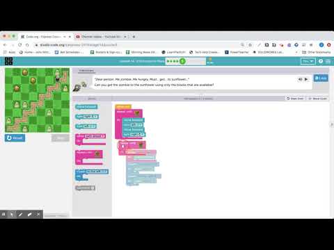 Code.org Express Course Lesson 14 # 1-8 Until Loops in Maze