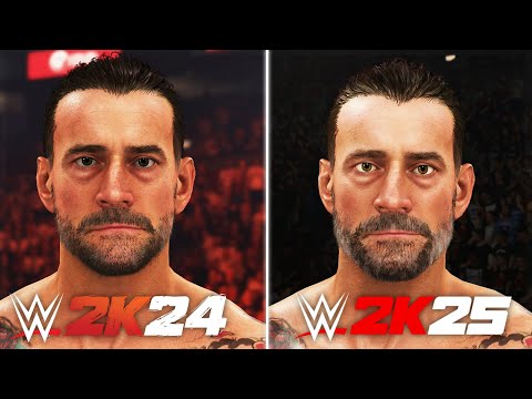 WWE 2K25 vs WWE 2K24 | Graphics, Faces & Gameplay Comparison | DID GRAPHICS GET WORSE?
