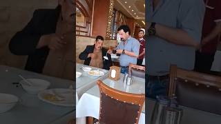 restaurant prank waiter pretends to spill drinks and food on people 🤣🤯 FUNNY REACTIONS  #viralprank