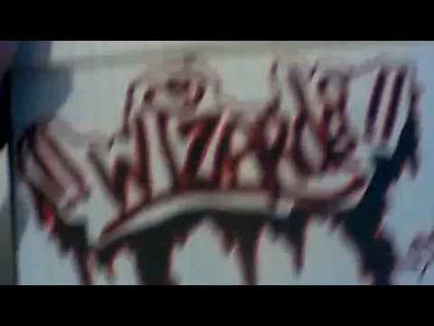 Wizarde graffiti by Sergio Strasnei