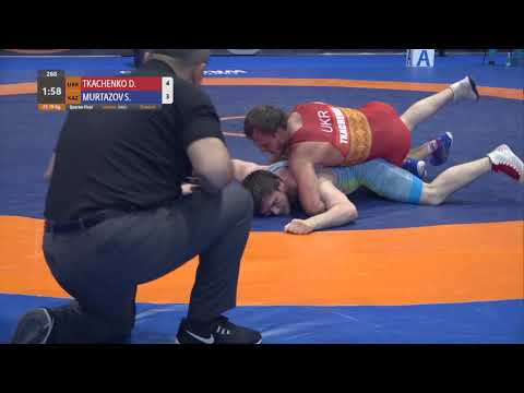 1/4 FS - 79 kg: D. TKACHENKO (UKR) v. S. MURTAZOV (KAZ)