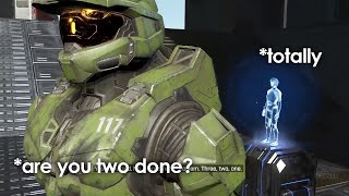 New Cortana being mad at Master Chief for deleting her | Halo Infinite