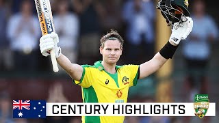 Smith clubs third fastest men's ODI ton by an Aussie | Dettol ODI Series 2020