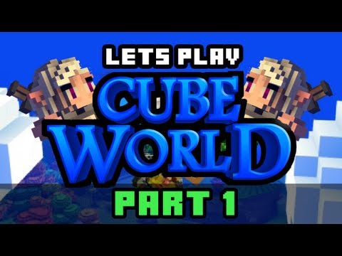 Lets Play Cube World (Alpha) |  Part 1 - Pet Food, Potion Supplies & Amazing Scenery!