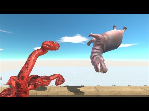 Speed ​​and Balance of units vs TitanoBoa - Animal Revolt Battle Simulator
