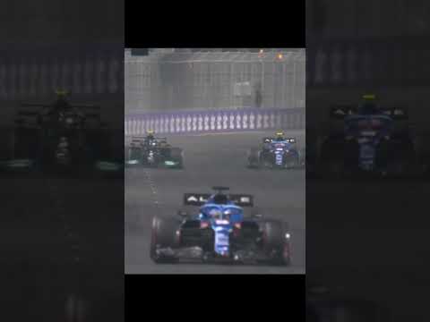 Valterri Bottas with a tremendous move on Esteban Ocon! #f1 #shorts