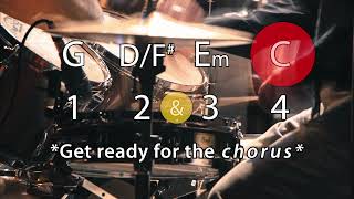 Backing track in the key of G (G/D/Em/C)